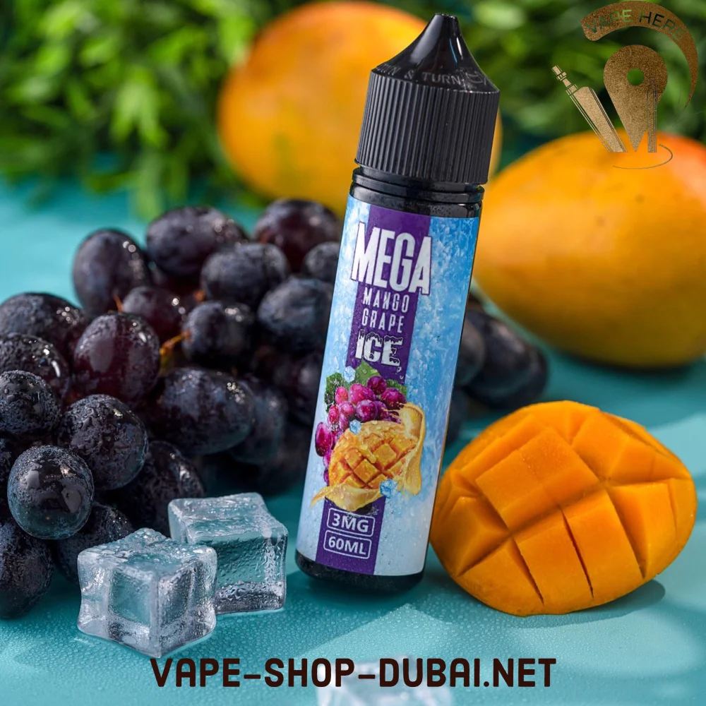 MEGA MANGO GRAPE ICE 60ML E-LIQUID -GRAND E-LIQUID