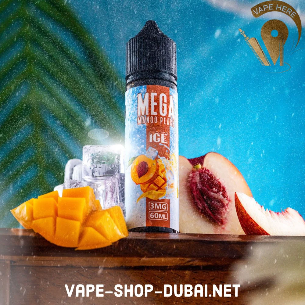 MEGA MANGO PEACH ICE 60ML E-LIQUID -GRAND