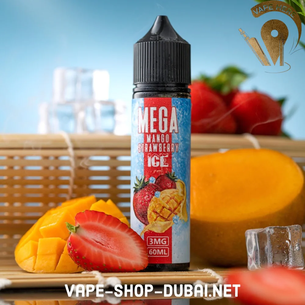 MEGA MANGO STRAWBERRY ICE 60ML E-LIQUID -GRAND E-LIQUID
