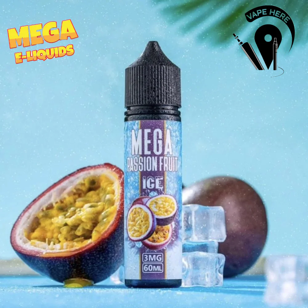MEGA PASSION FRUIT ICE 120ML E-LIQUID -GRAND E-LIQUID - Image 2