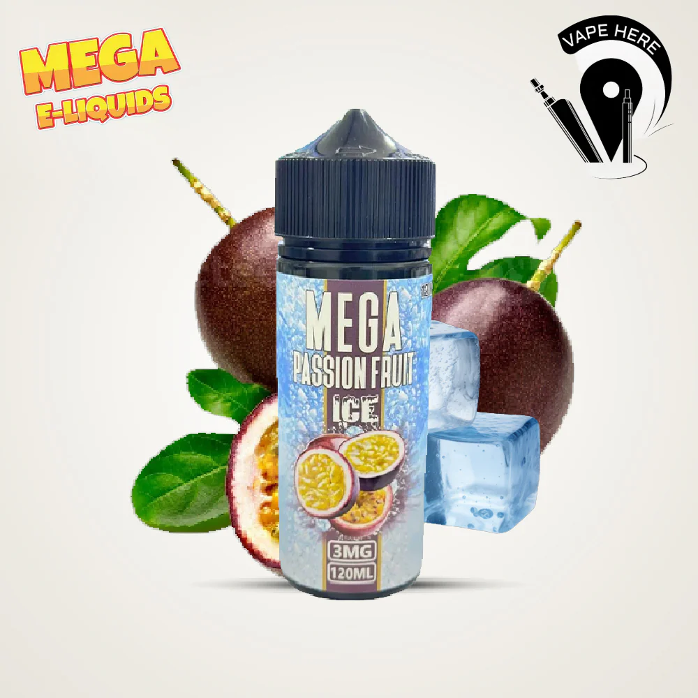 MEGA PASSION FRUIT ICE 120ML E-LIQUID -GRAND E-LIQUID - Image 3