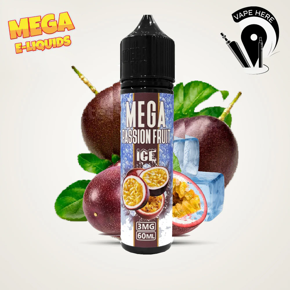 MEGA PASSION FRUIT ICE 120ML E-LIQUID -GRAND E-LIQUID - Image 4