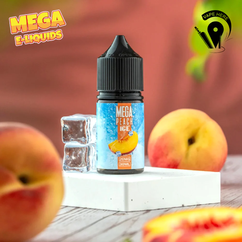 MEGA PEACH ICE 30ML SALTNIC -GRAND E-LIQUID