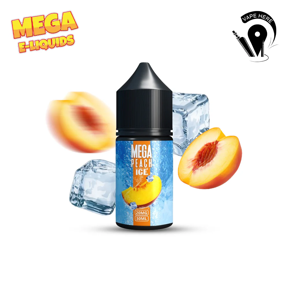 MEGA PEACH ICE 30ML SALTNIC -GRAND E-LIQUID - Image 2