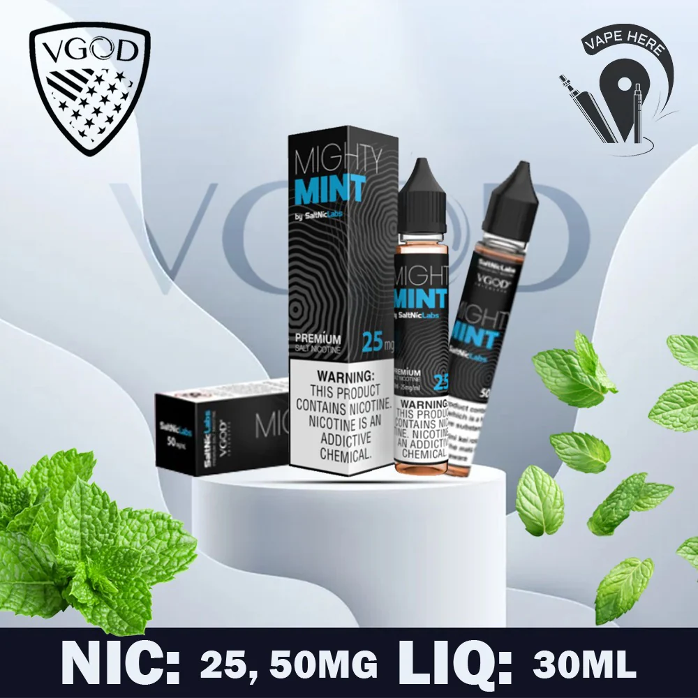 VGOD Mighty Mint Nic Salts - 30ml - Image 2