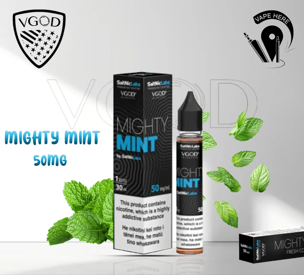 VGOD Mighty Mint Nic Salts - 30ml - Image 4