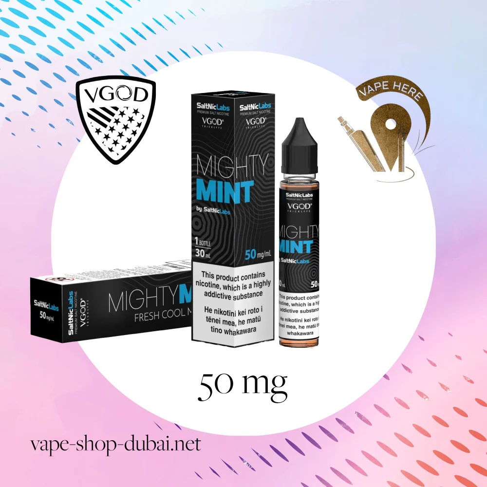 VGOD Mighty Mint Nic Salts - 30ml - Image 6