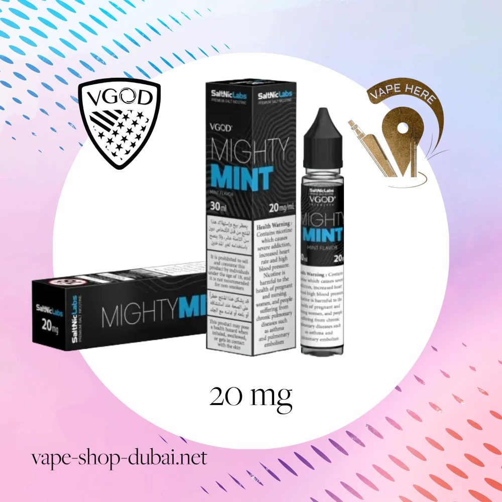 VGOD Mighty Mint Nic Salts - 30ml - Image 7