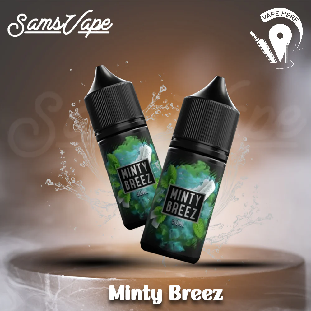 Minty Breeze Saltnic By Sam Vapes - Image 2