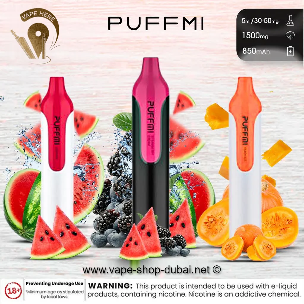 MOOSH PUFFMI DISPOSABLE PEN (30mg & 50mg - 1500 PUFFS) - Image 3