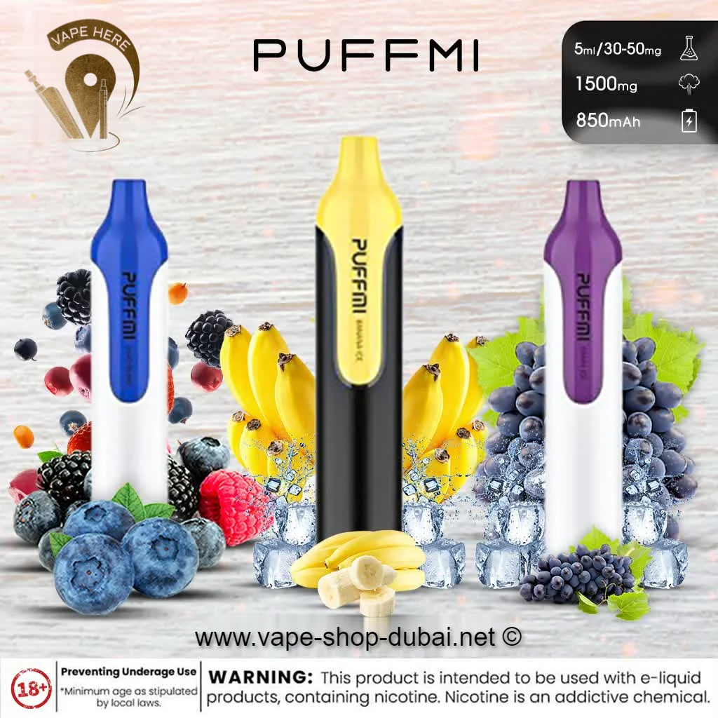 MOOSH PUFFMI DISPOSABLE PEN (30mg & 50mg - 1500 PUFFS) - Image 4