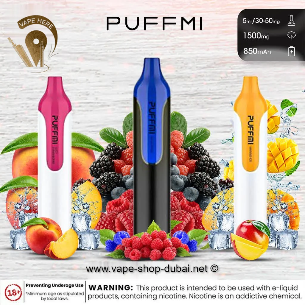 MOOSH PUFFMI DISPOSABLE PEN (30mg & 50mg - 1500 PUFFS) - Image 5