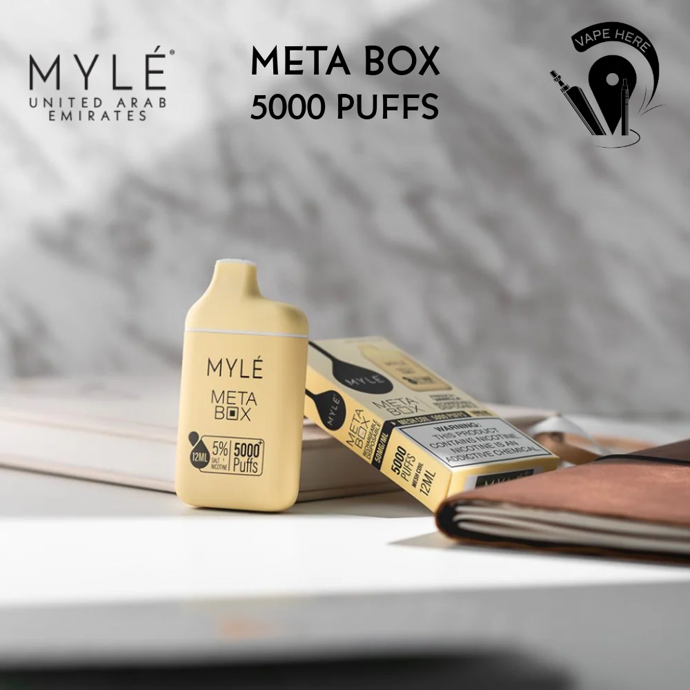 MYLE META BOX DISPOSABLE VAPE 5000 PUFFS - Image 3