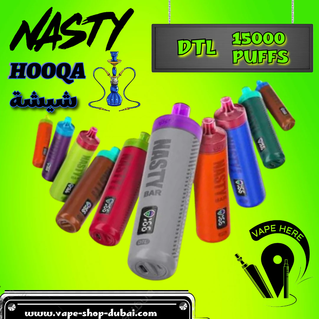 NASTY HOOQA DF15KI 15000 PUFFS SHISHA DISPOSABLE VAPE