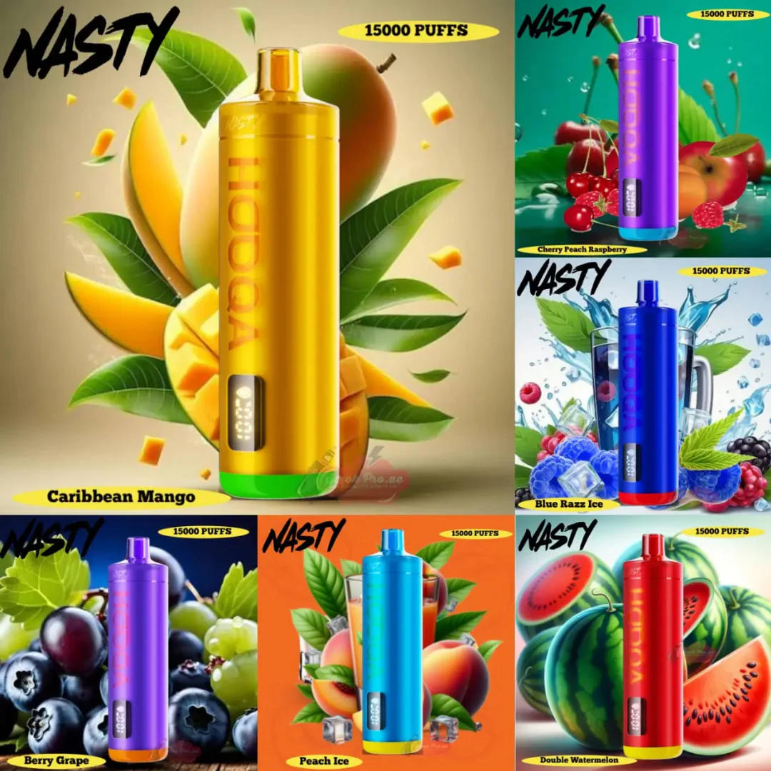 NASTY HOOQA DF15KI 15000 PUFFS SHISHA DISPOSABLE VAPE - Image 2
