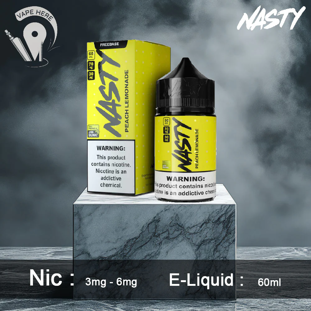 PEACH LEMONADE NASTY MODMATE E-Liquids 60ml