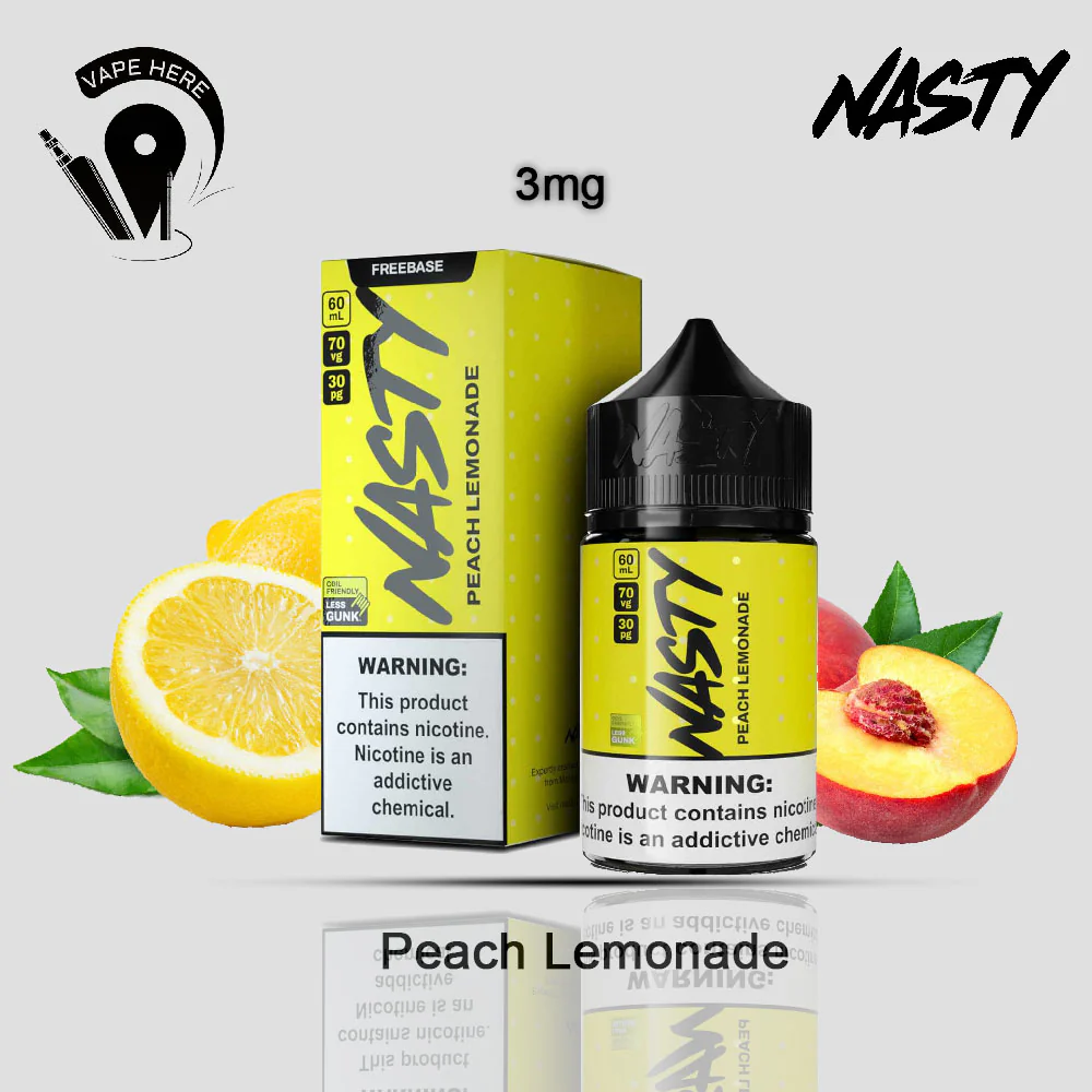 PEACH LEMONADE NASTY MODMATE E-Liquids 60ml - Image 3