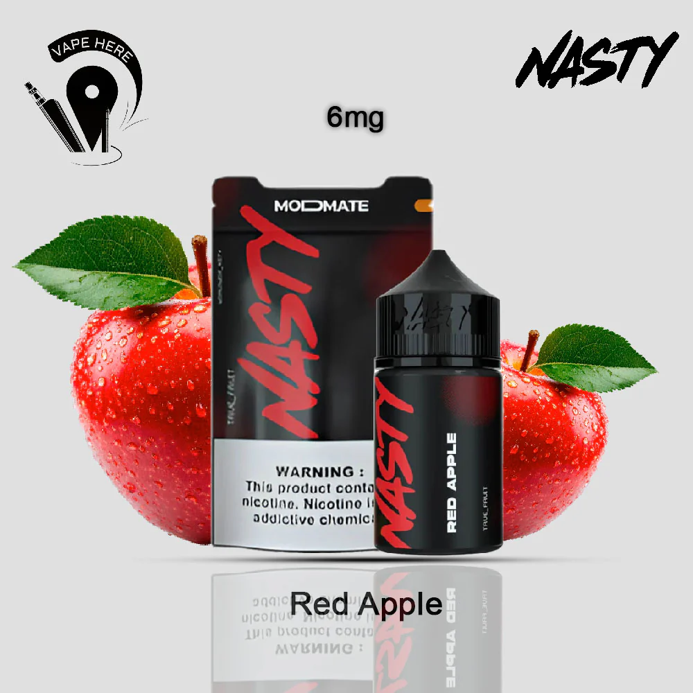 RED APPLE E NASTY MODMATE E-Liquids 60ml - Image 4