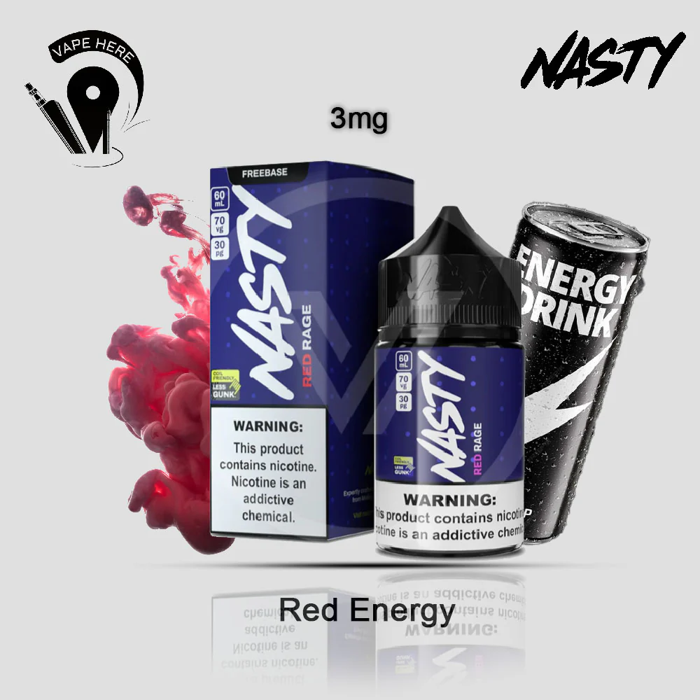 RED ENERGY NASTY MODMATE E-Liquids 60ml - Image 3