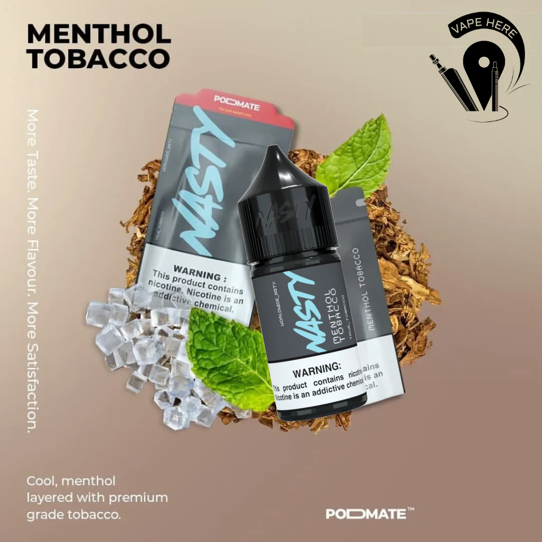 MENTHOL TOBACCO - NASTY PODMATE SaltNic 30ml