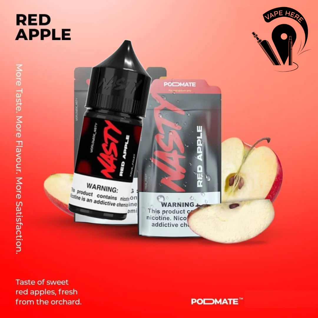 RED APPLE - NASTY PODMATE SaltNic 30ml