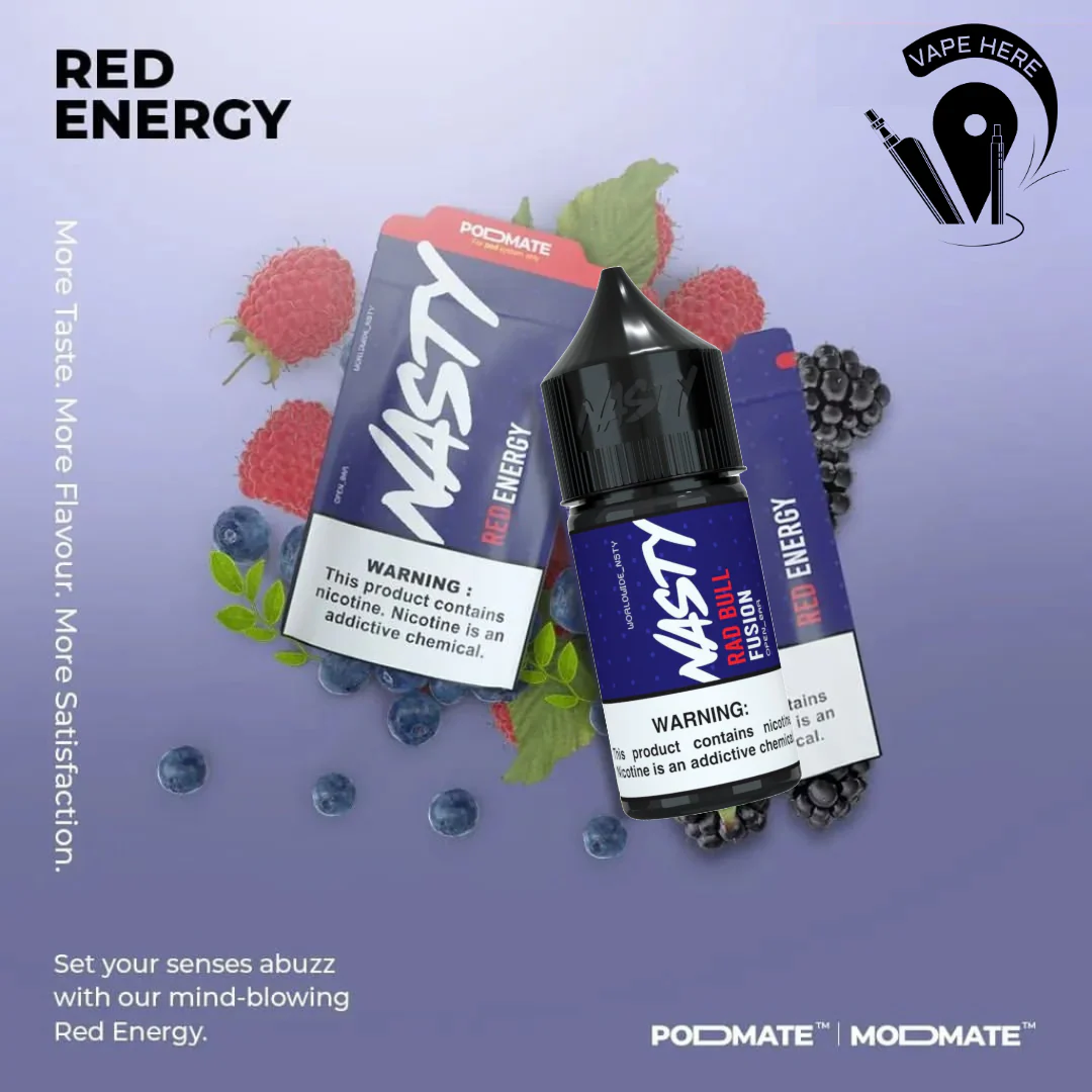 RED ENERGY - NASTY PODMATE SaltNic 30ml