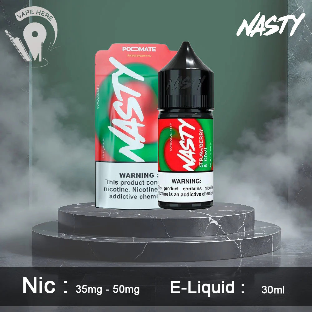 Strawberry & Kiwi - NASTY PODMATE SaltNic 30ml