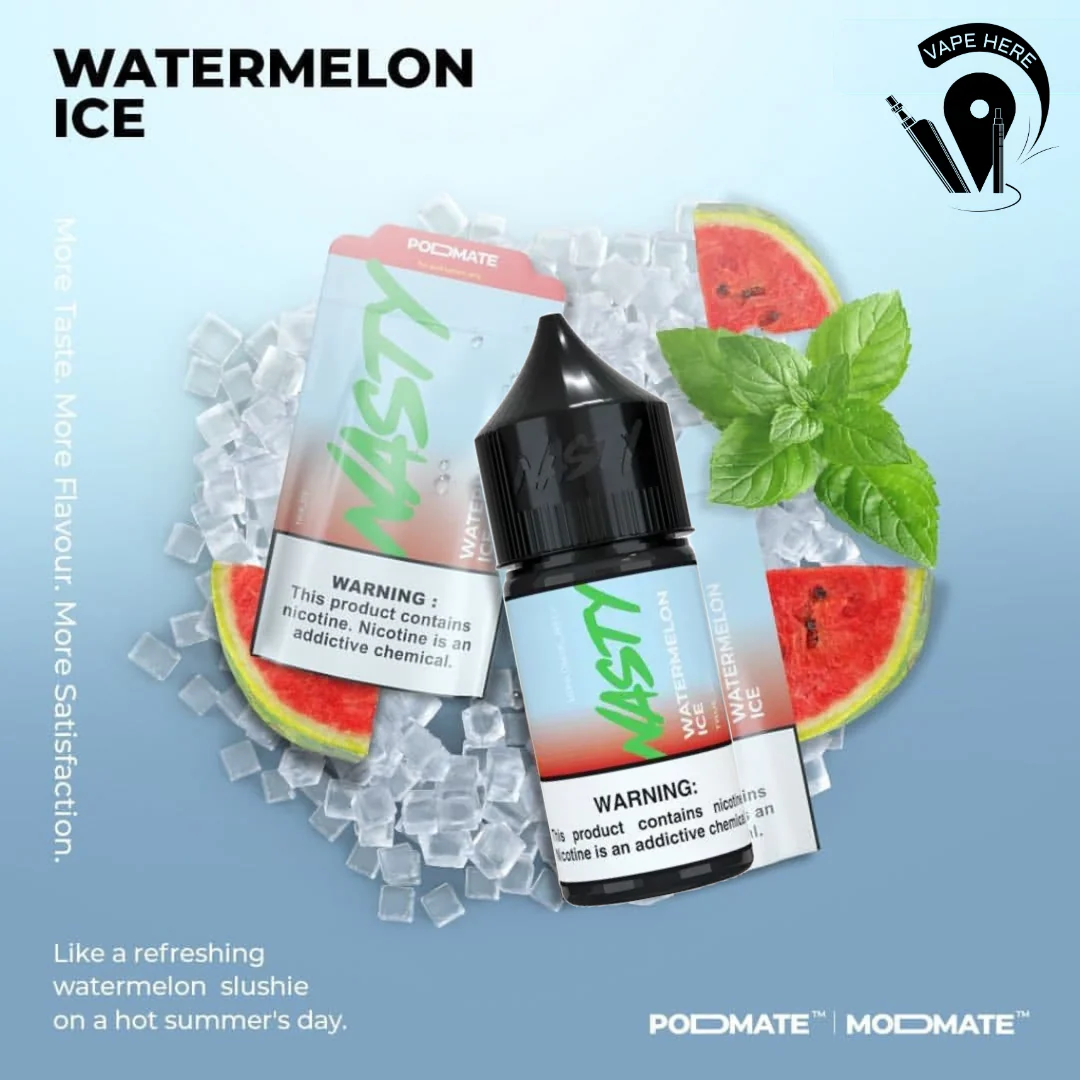WATERMELON ICE - NASTY PODMATE SaltNic 30ml
