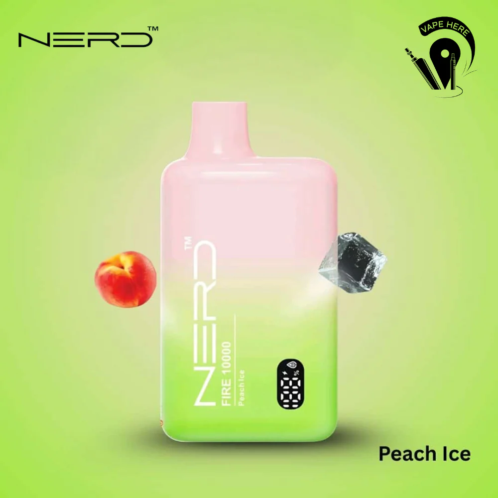 NERD FIRE 10K PUFFS DISPOSABLE VAPE LCD display - Image 4