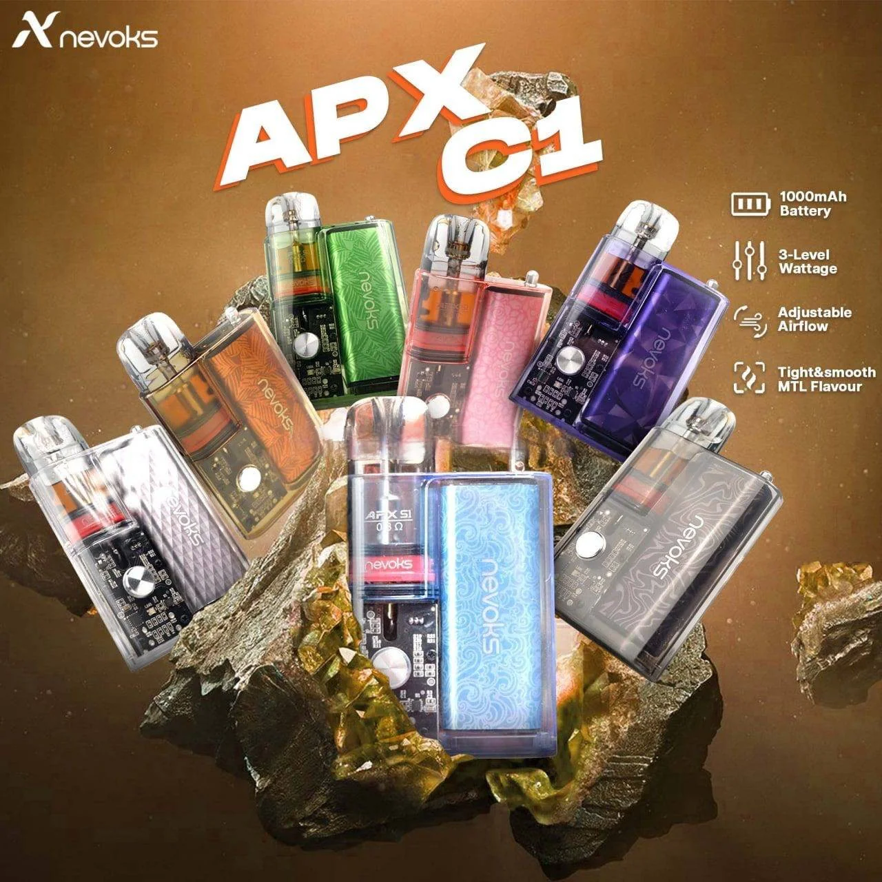 NEVOKS APX C1 KIT 1000mAh