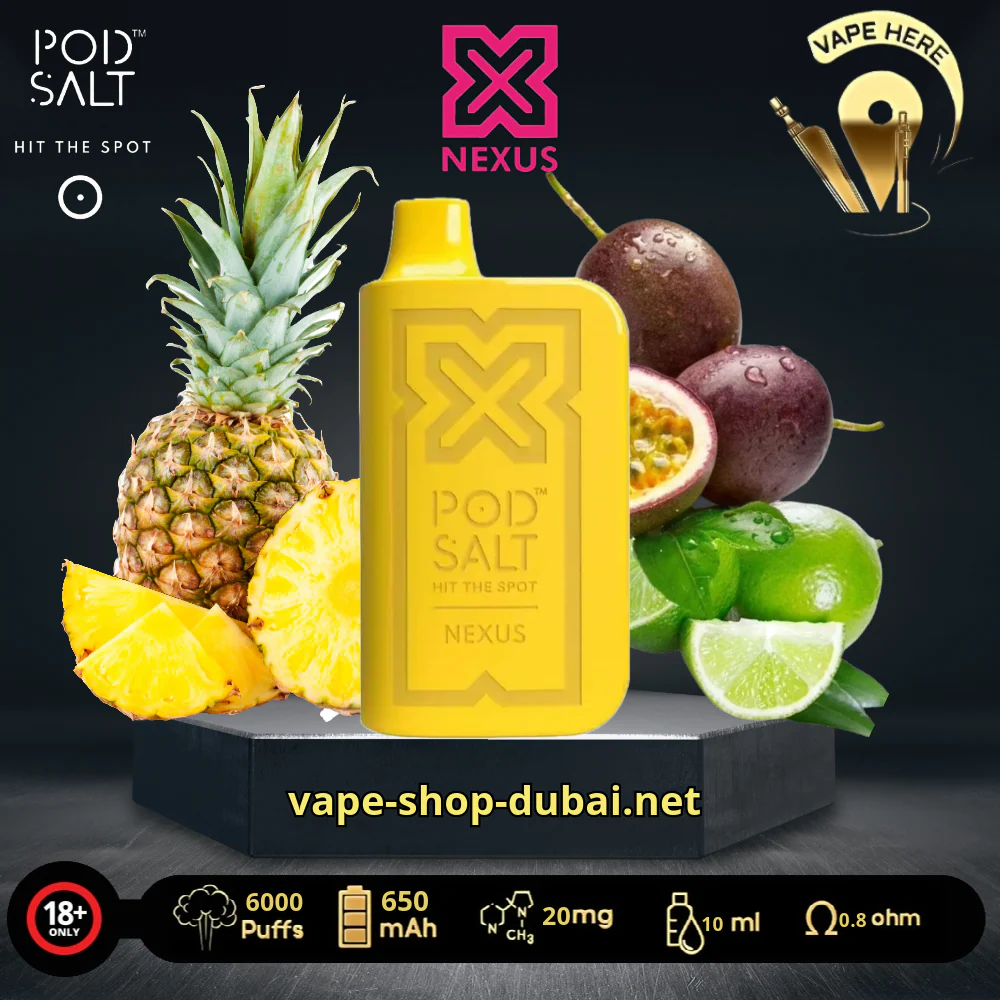 NEXUS 6000 PUFFS 20MG DISPOSABLE VAPE FROM PODSALT - Image 10