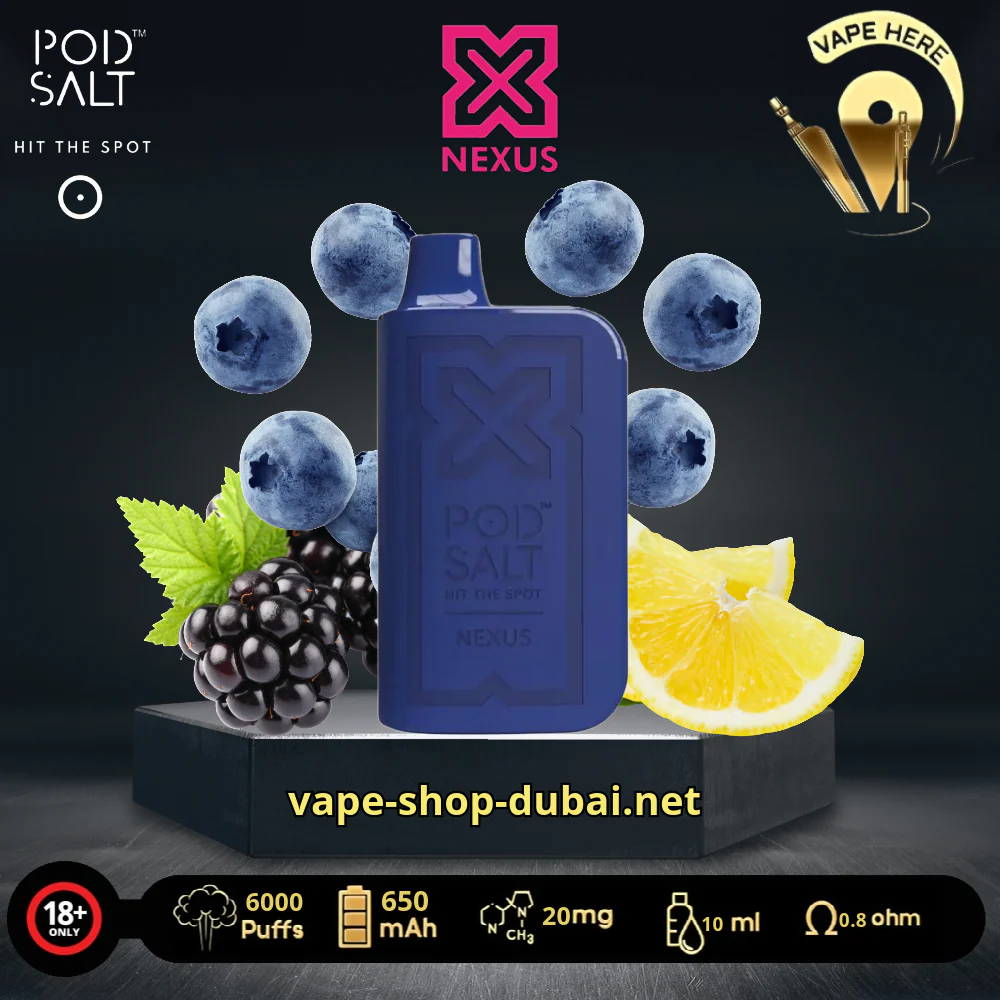 NEXUS 6000 PUFFS 20MG DISPOSABLE VAPE FROM PODSALT - Image 16