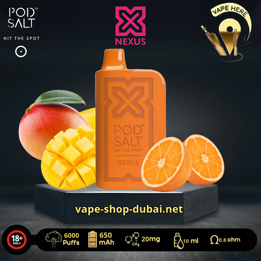 NEXUS 6000 PUFFS 20MG DISPOSABLE VAPE FROM PODSALT - Image 7