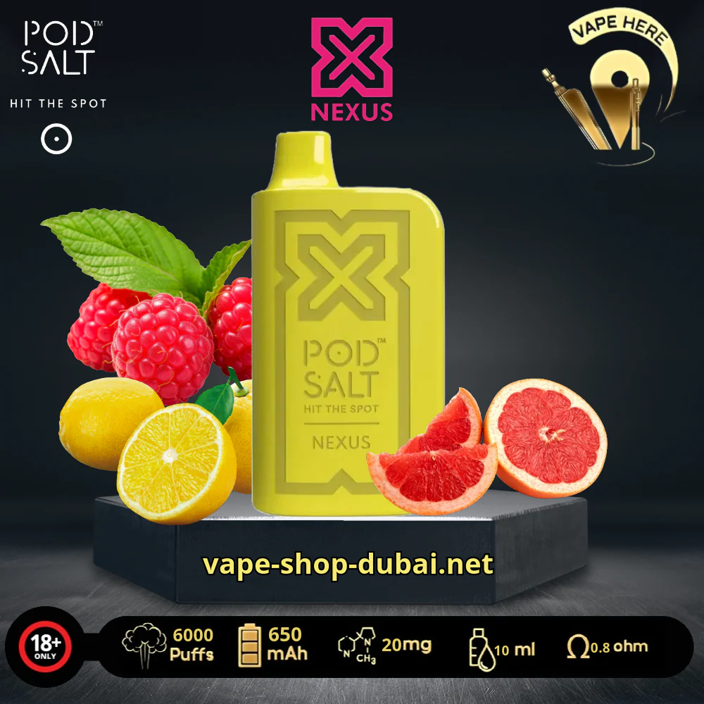 NEXUS 6000 PUFFS 20MG DISPOSABLE VAPE FROM PODSALT - Image 9