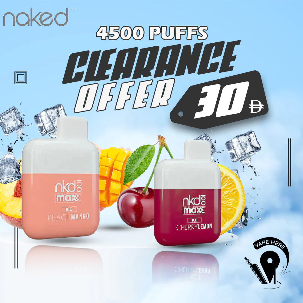 Naked 100 Max Disposable Vape (4500 Puffs - 50 mg) - Image 4