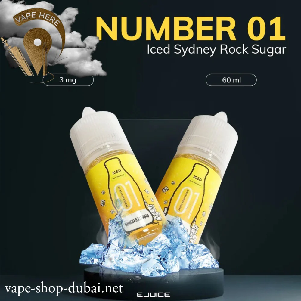 Numbers - Number 01 Iced Sydney Rock Sugar SALT NIC 30 ml