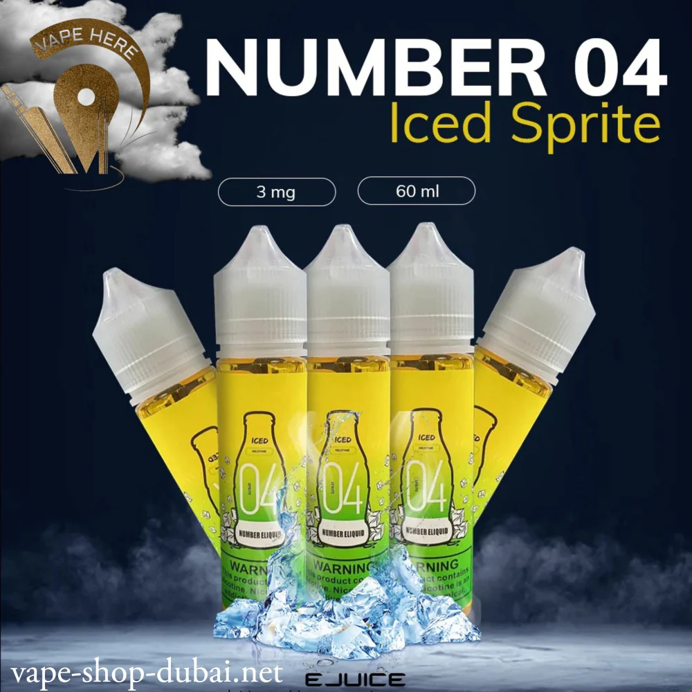 Numbers - Number 04 Iced Sprite E-LIQUID 60ML