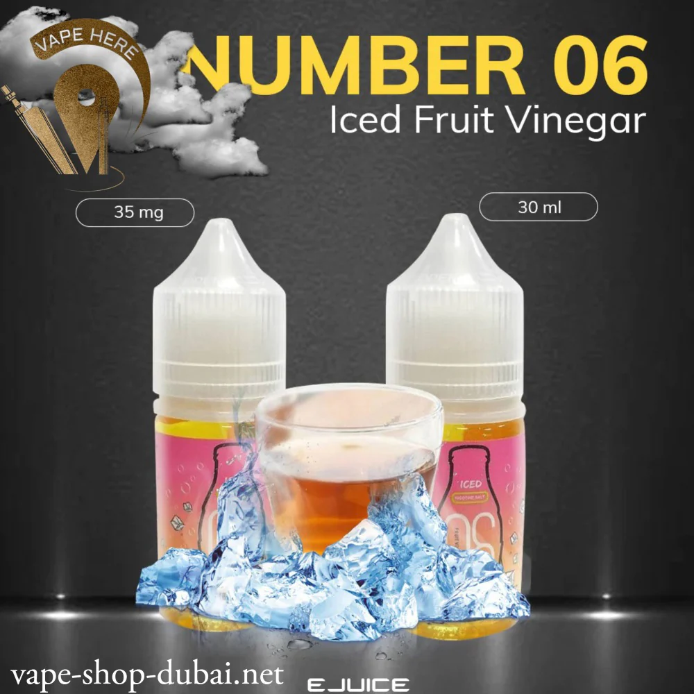 Numbers - Number 06 Iced Fruit Vinegar SALT NIC 30 ml