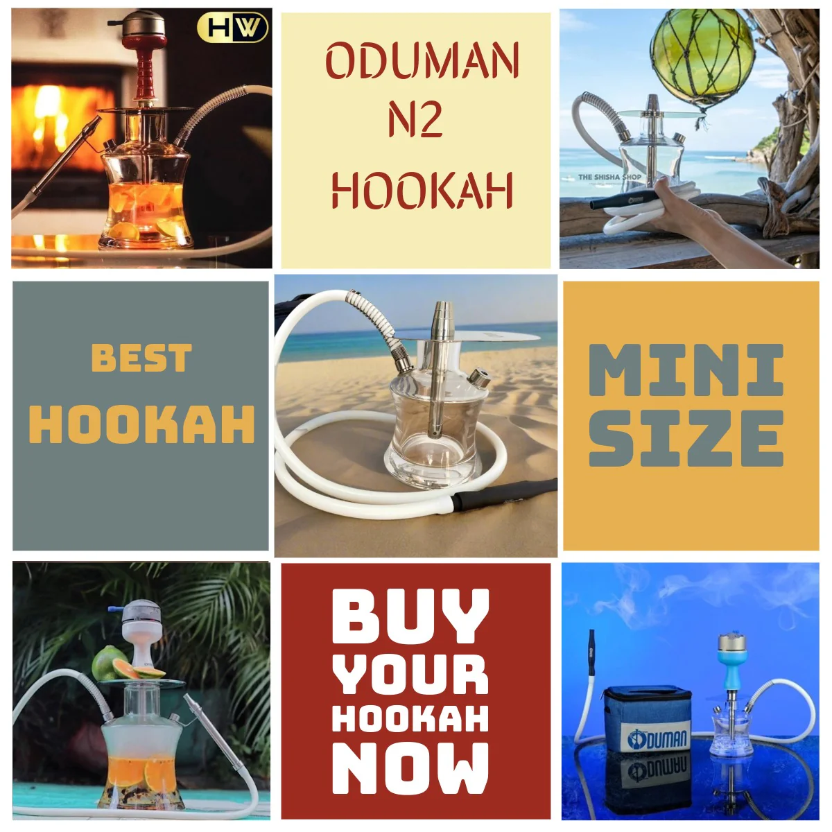 Oduman_N2_Mini_Hookah_Premium_Travel_Shisha_3 - Image 3