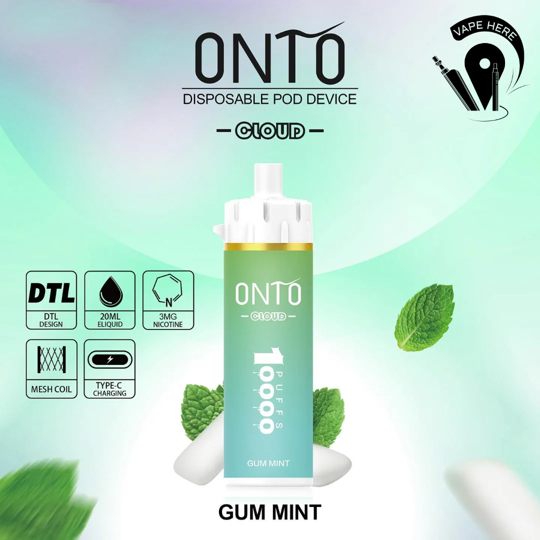 ONTO CLOUD DTL 10000 PUFFS Shisha Disposable Vape - Image 6