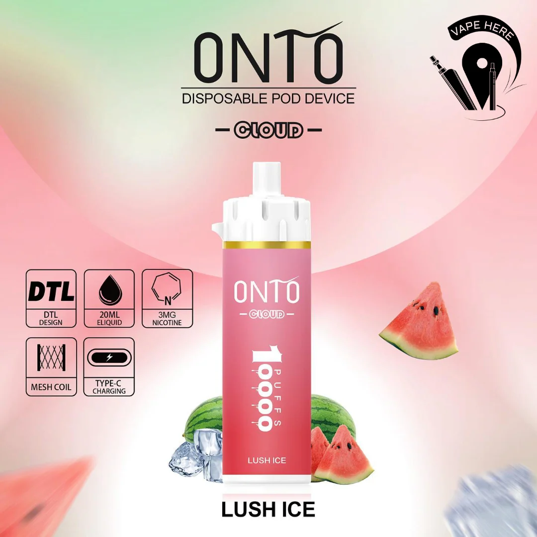 ONTO CLOUD DTL 10000 PUFFS Shisha Disposable Vape - Image 7