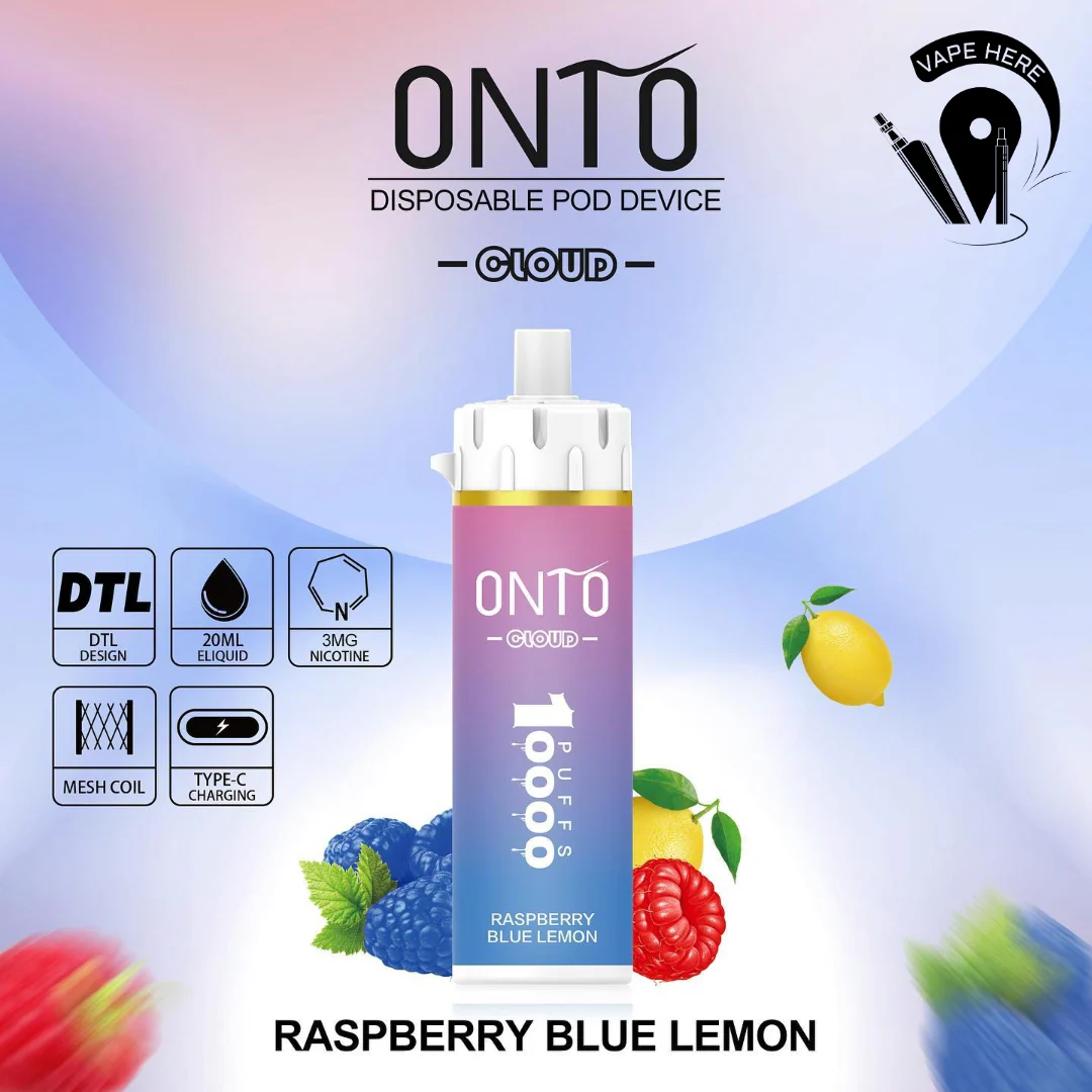 ONTO CLOUD DTL 10000 PUFFS Shisha Disposable Vape - Image 9