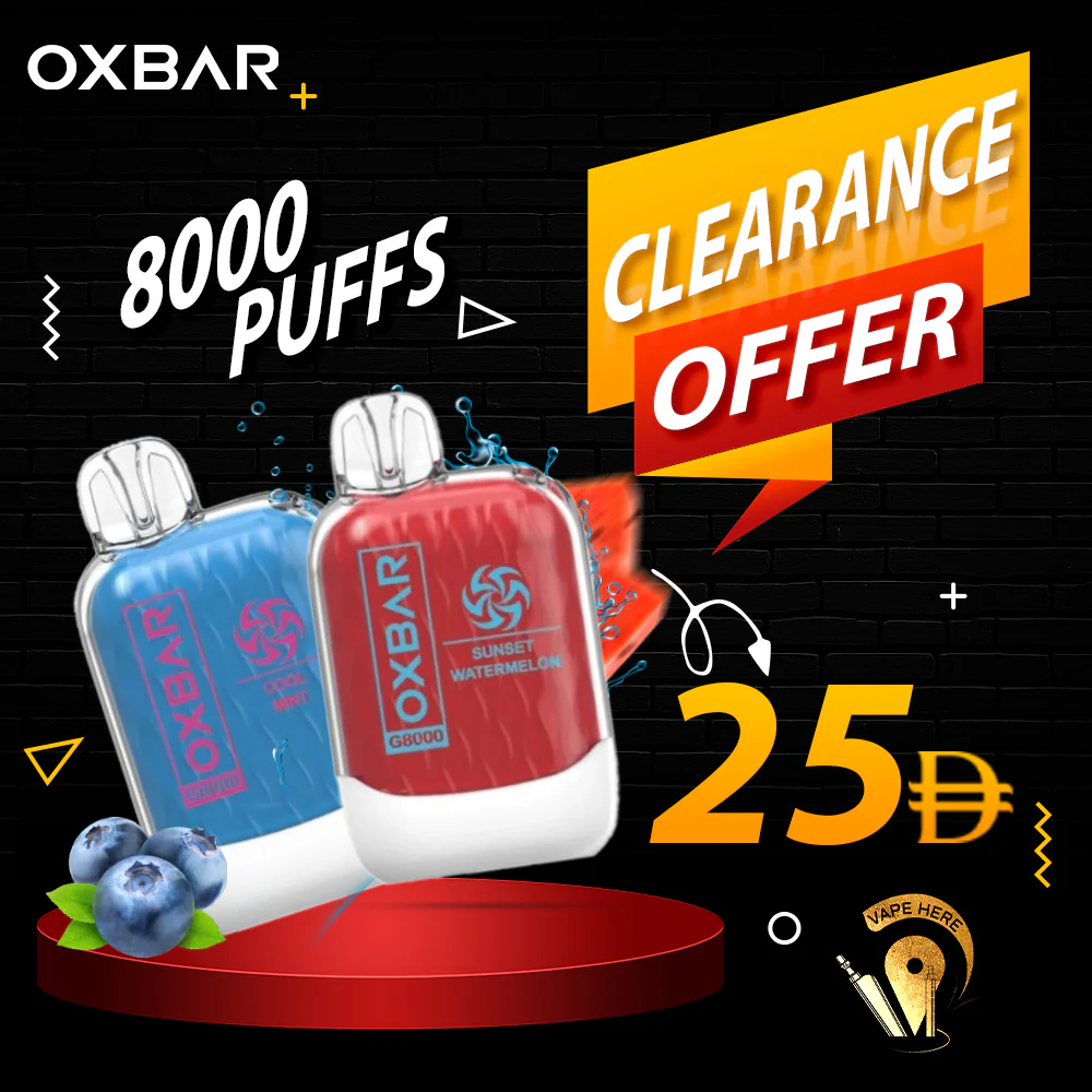 OXVA OXBAR G8000 DISPOSABLE VAPE (8000 PUFFS) - Image 2