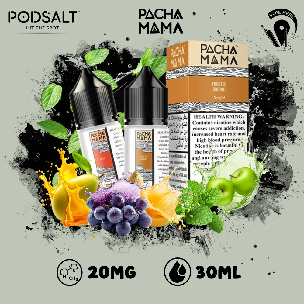 Pacha Mama SaltNic 20mg ESMA Approved Nic Salt 30ml