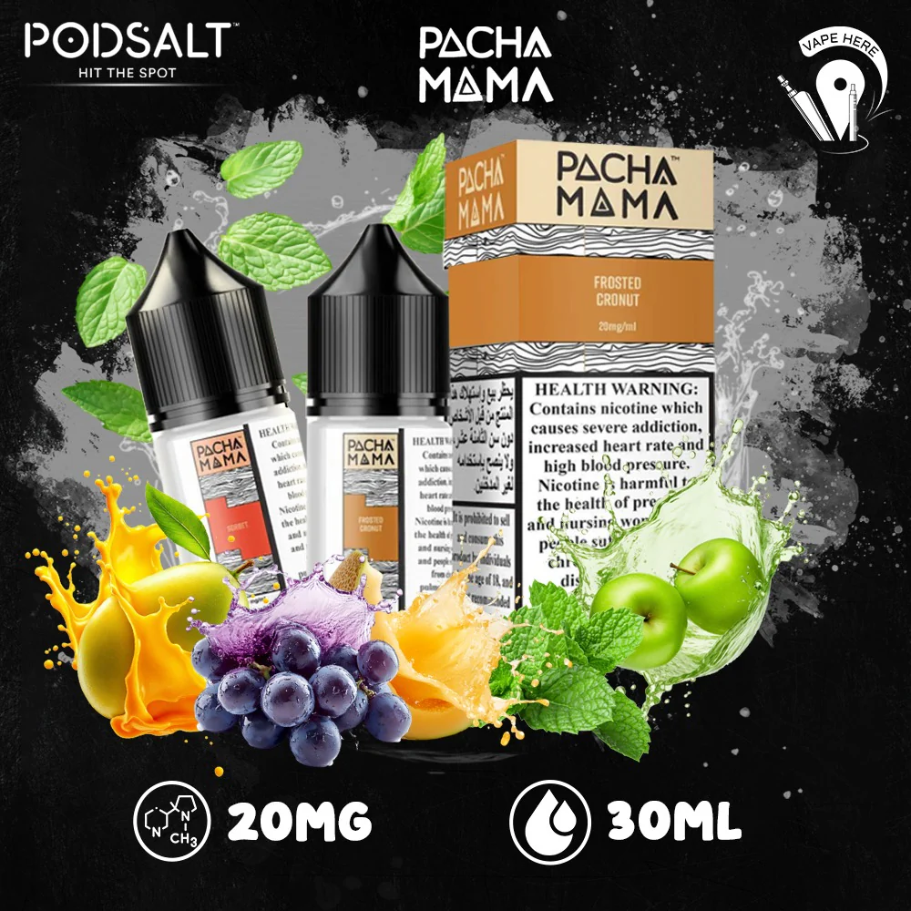 Pacha Mama SaltNic 20mg ESMA Approved Nic Salt 30ml - Image 2