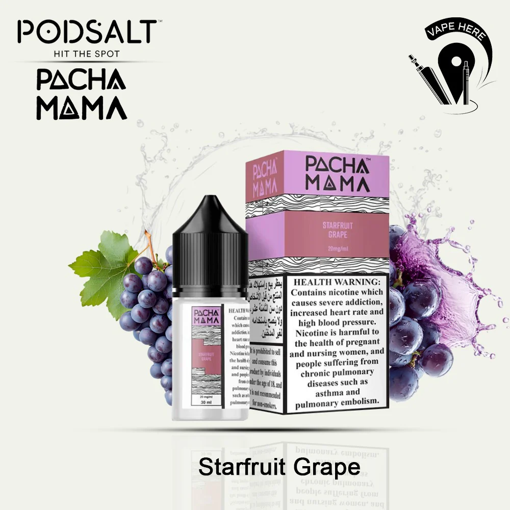Pacha Mama SaltNic 20mg ESMA Approved Nic Salt 30ml - Image 9