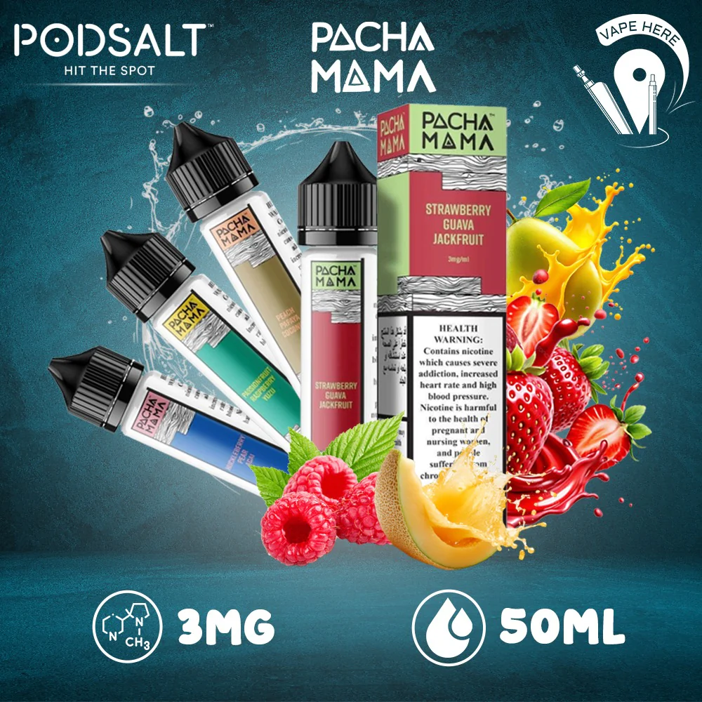 Pacha Mama Juice 3mg ESMA Approved E-Liquids 50ml - Image 2