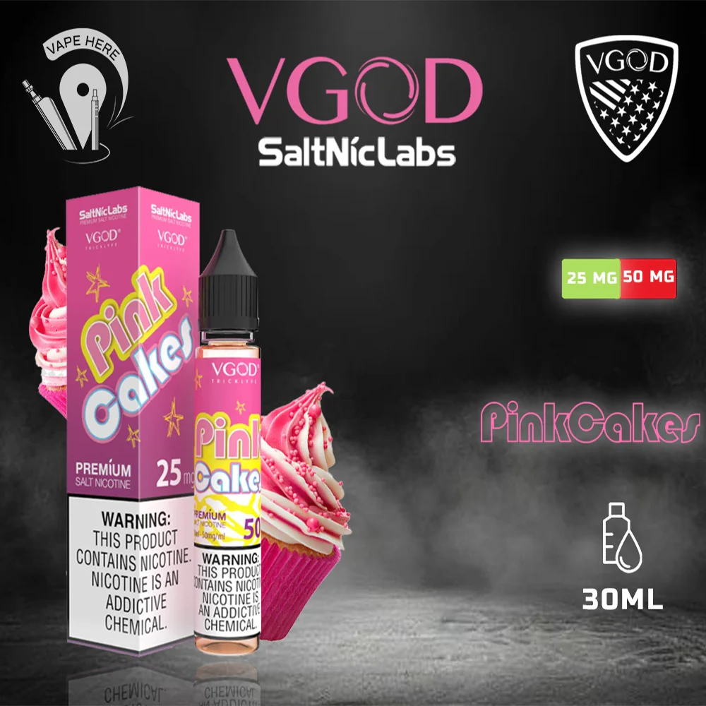 VGOD Pink Cakes Nic Salts - 30ml
