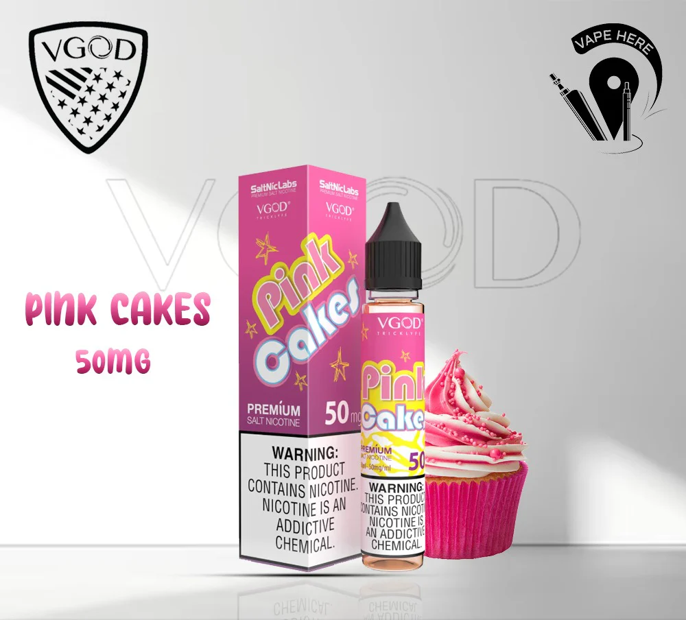 VGOD Pink Cakes Nic Salts - 30ml - Image 4
