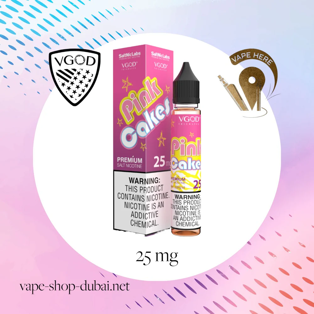 VGOD Pink Cakes Nic Salts - 30ml - Image 5